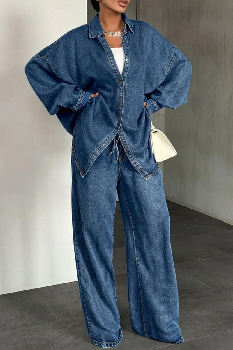 New Arrivals🔥 Women's Buttoned Cardigan Denim Suits