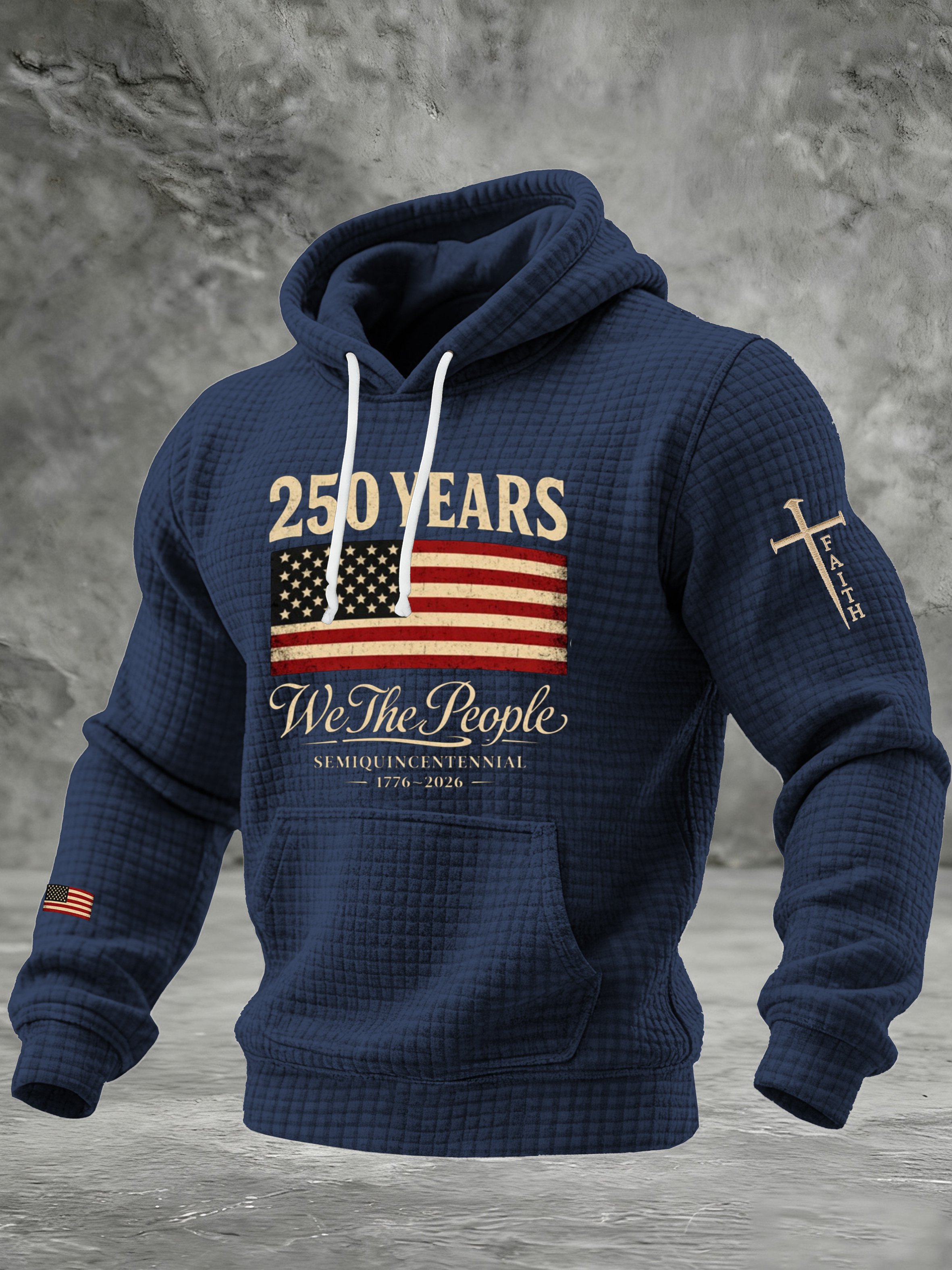 🎖️Men's Casual Printed Hooded Sweatshirt-Comfort & Reliable