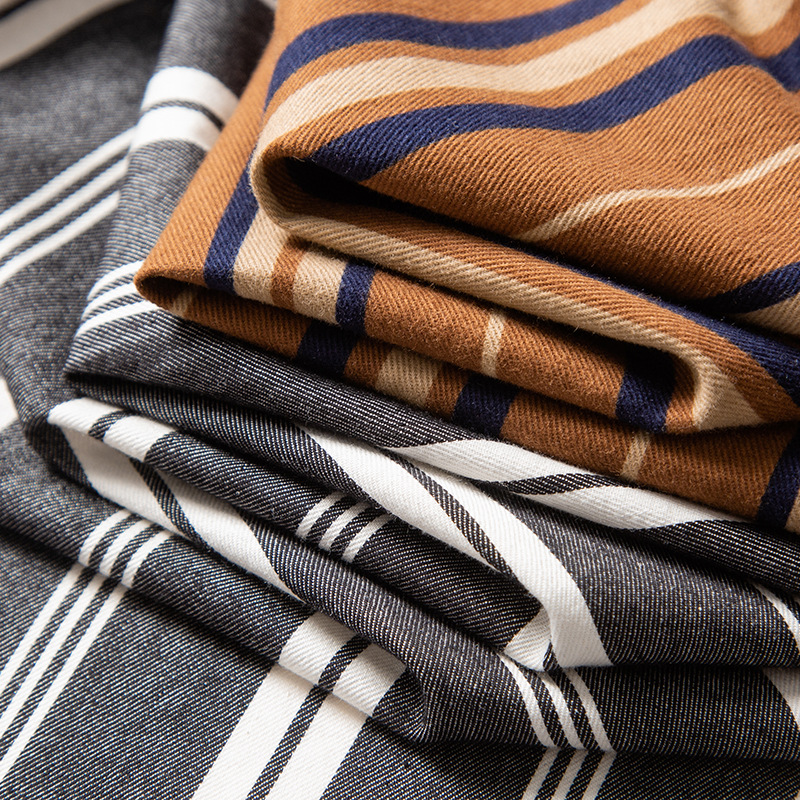 Men's cotton striped shirt-Comfort & Reliable