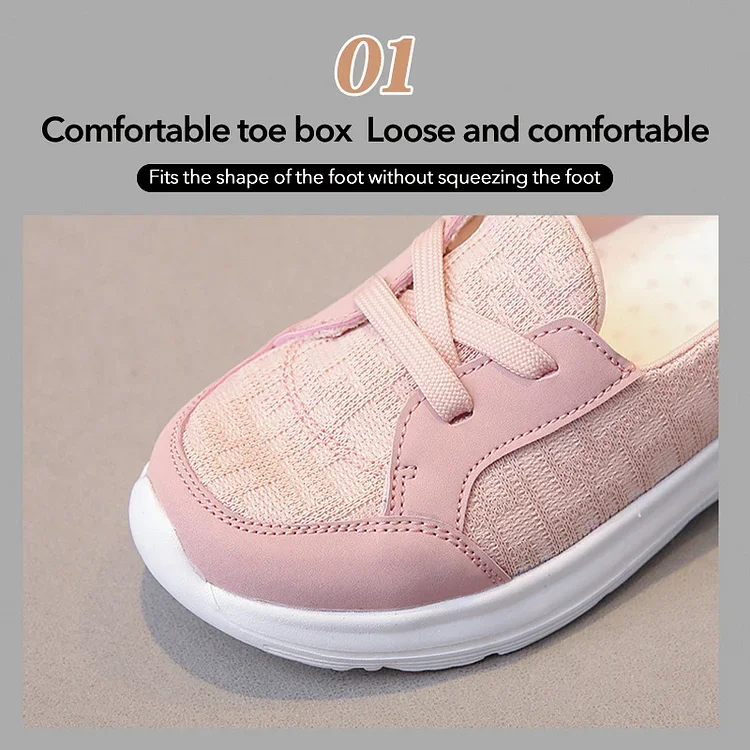 🔥Last Day Promotion 50% OFF - Orthopedic Women's Breathable Slip On Arch Support Non-slip Shoes-Comfort & Reliable