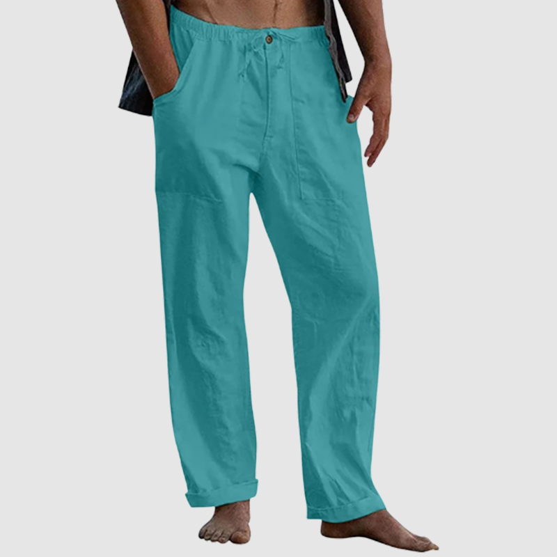 Men's linen beach casual loose-fitting pants-Comfort & Reliable