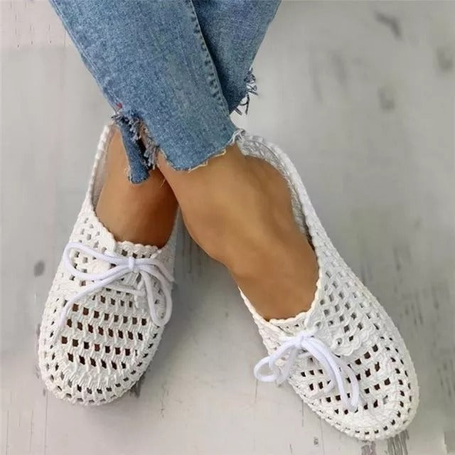 Women's Fashion Hollow Out Breathable Beach Slippers-Comfort & Reliable