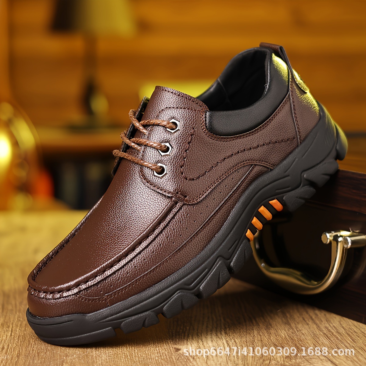 ⏰Promotion 70% OFF - 2024 Upgrade Men's Orthopedic Comfortable Casual Genuine Leather Slip On Loafers (Lace-up)-Comfort & Reliable