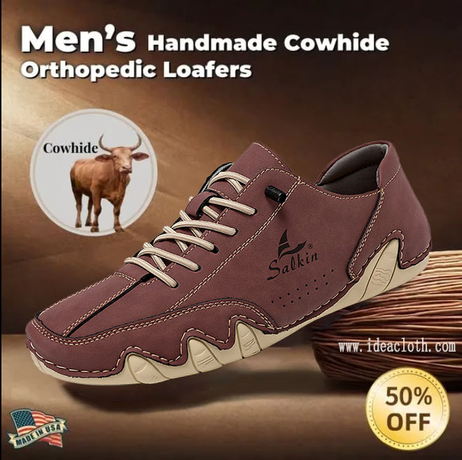 Last day 70% off 🔥Men's genuine slip-on loafers-Comfort & Reliable