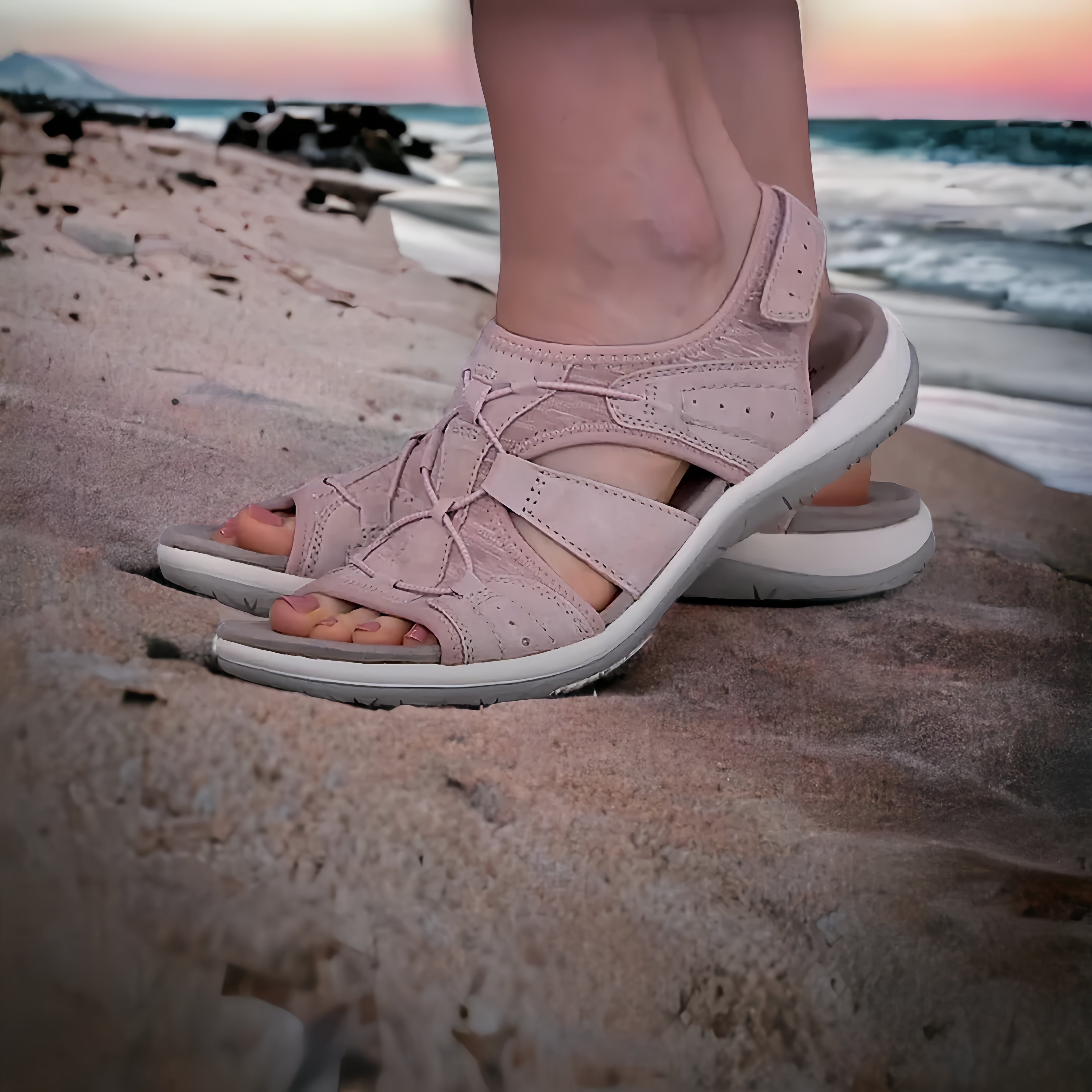 Orthopedic Sandals, Finally Walk Without Foot Pain-Comfort & Reliable