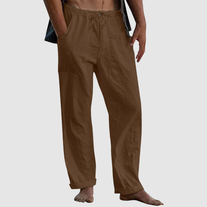 Men's linen beach casual loose-fitting pants-Comfort & Reliable