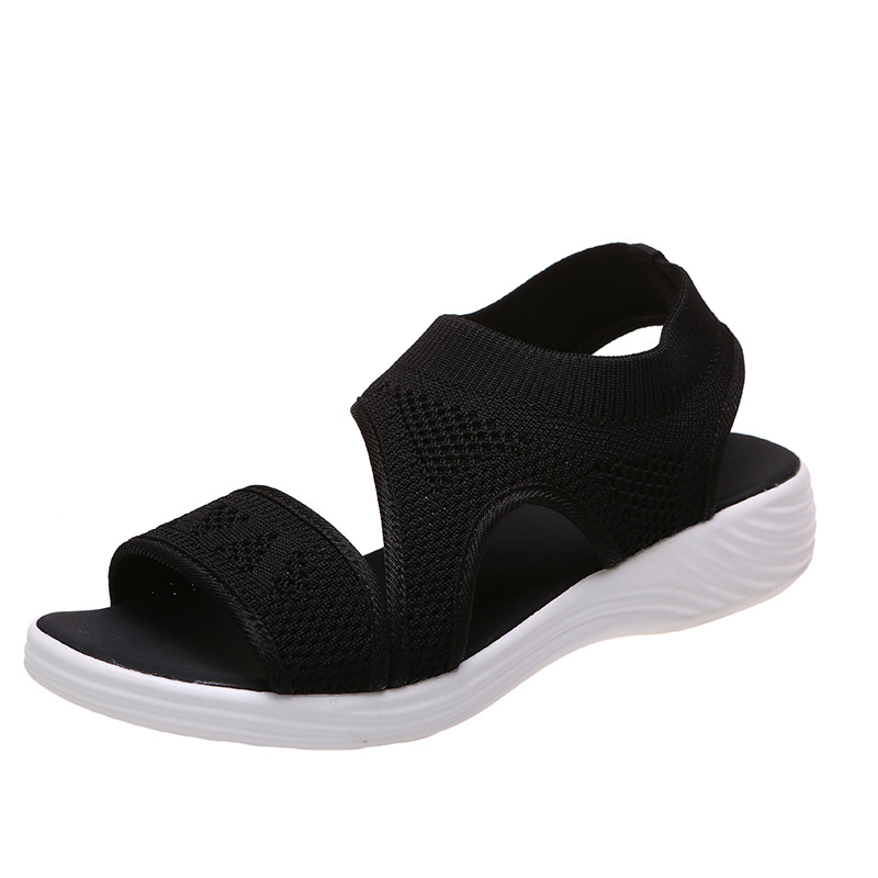 Summer New Casual Shoes Hollow Peep Toe Mesh Platform Sandals-Comfort & Reliable