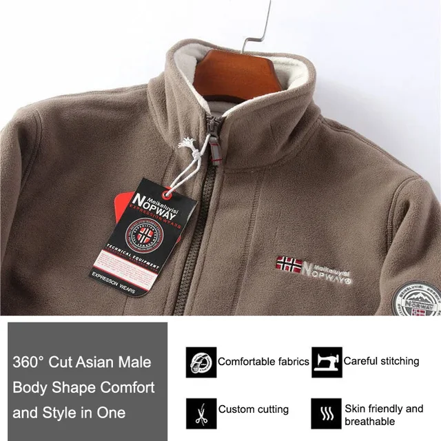Men's Single Sided Reversible Wool Jacket-Comfort & Reliable