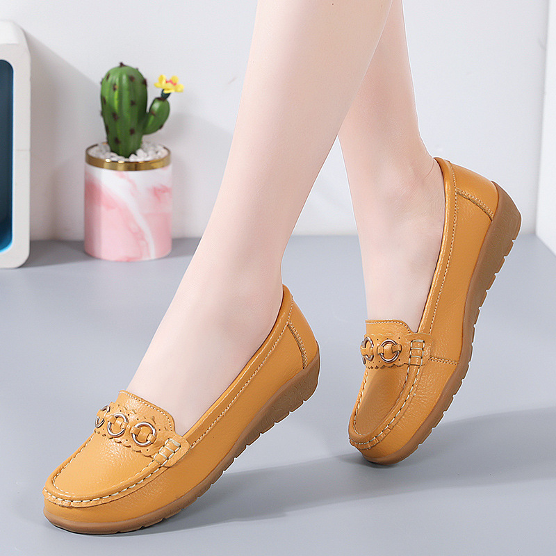 Women's Versatile Leather Lightweight Loafers