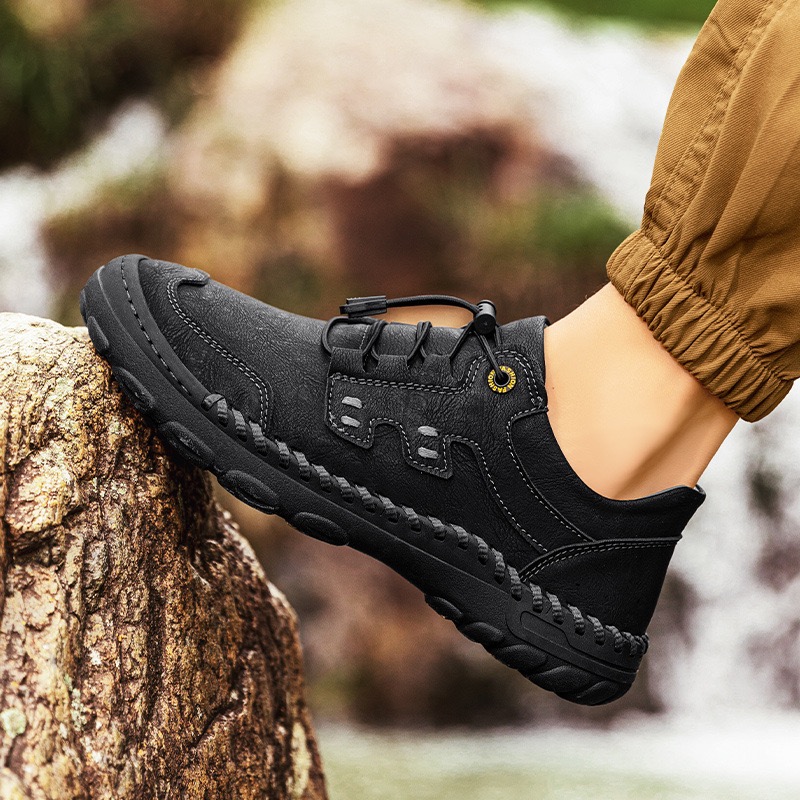 🔥LAST DAY 70% OFF🔥Men's - Genuine Leather Outdoor Loafers-Comfort & Reliable