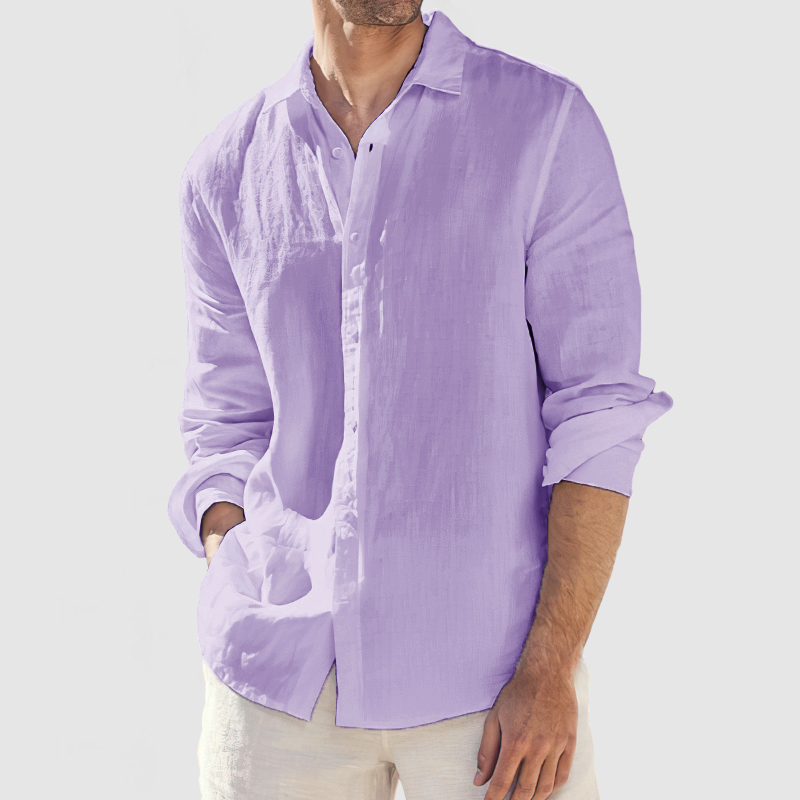 Men's Beach Casual Cotton Shirt-Comfort & Reliable