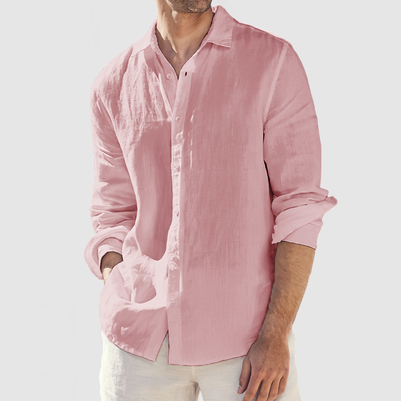 Men's Beach Casual Cotton Shirt-Comfort & Reliable