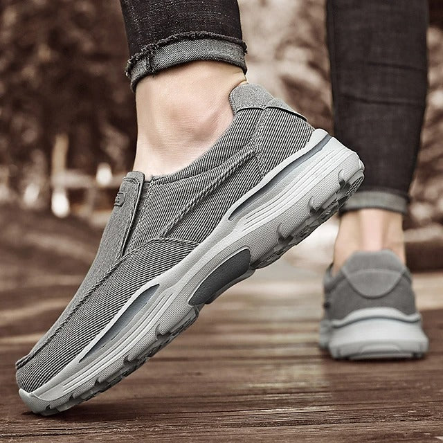 Men's Daily Canvas Wear Proof Orthopedic Walking Shoes🔥BUY 2 FOR FREE SHIPPING-Comfort & Reliable