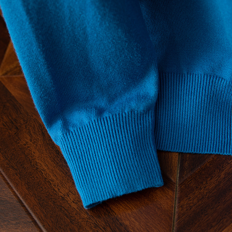 Men's Long Sleeve Cashmere Sweater-Comfort & Reliable