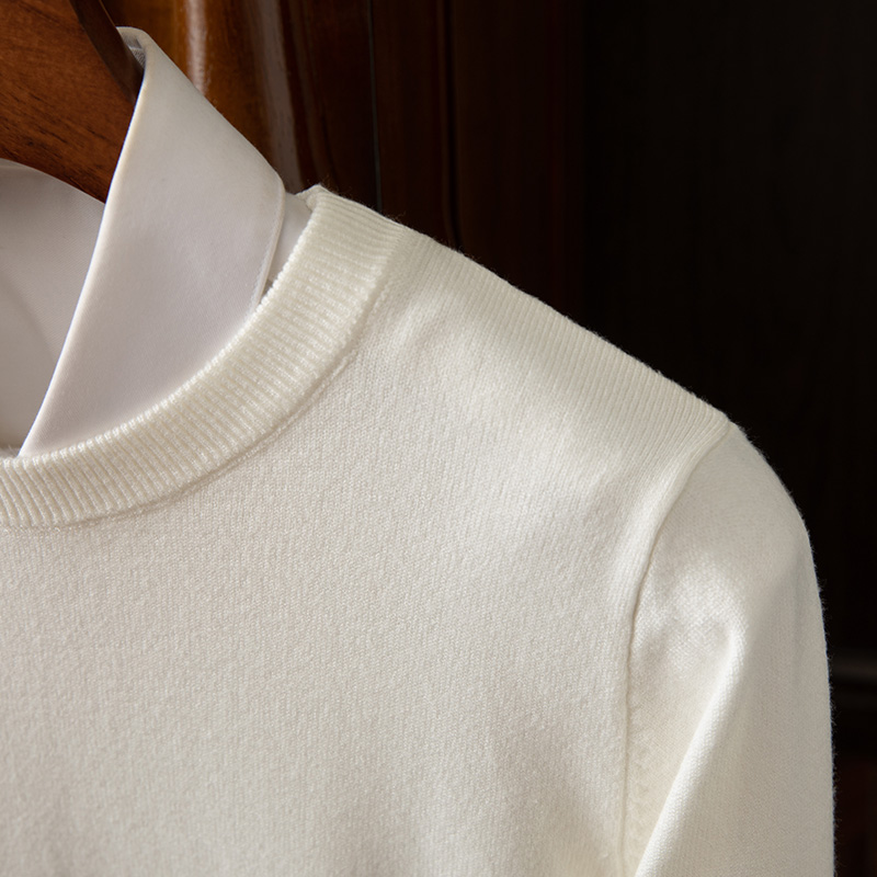 Men's Long Sleeve Cashmere Sweater-Comfort & Reliable