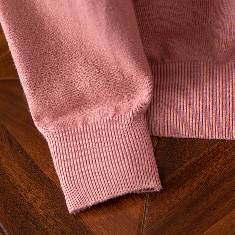 Men's Long Sleeve Cashmere Sweater-Comfort & Reliable