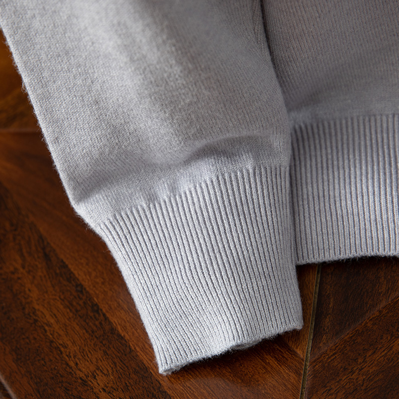 Men's Long Sleeve Cashmere Sweater-Comfort & Reliable