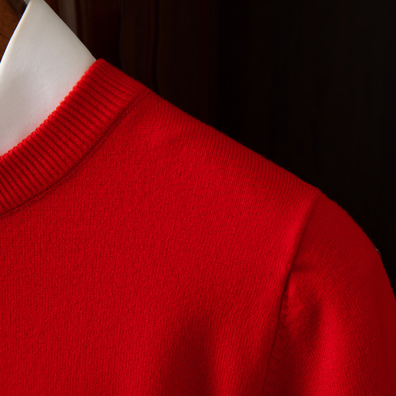 Men's Long Sleeve Cashmere Sweater-Comfort & Reliable