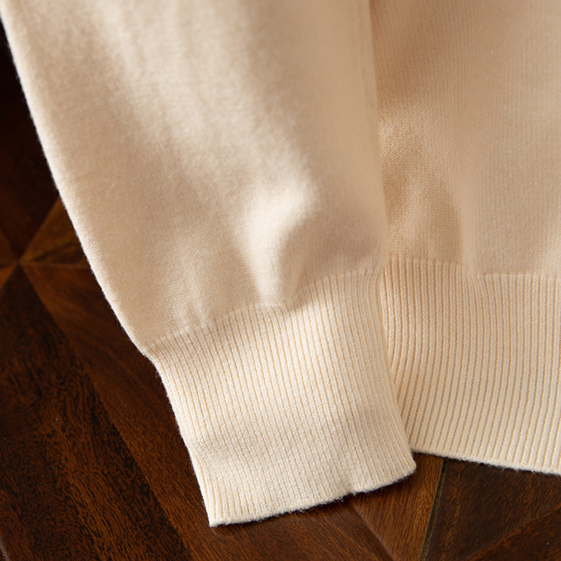 Men's Long Sleeve Cashmere Sweater-Comfort & Reliable