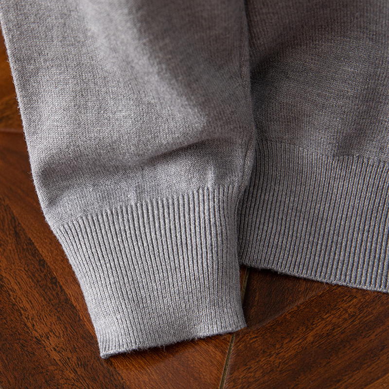 Men's Long Sleeve Cashmere Sweater-Comfort & Reliable