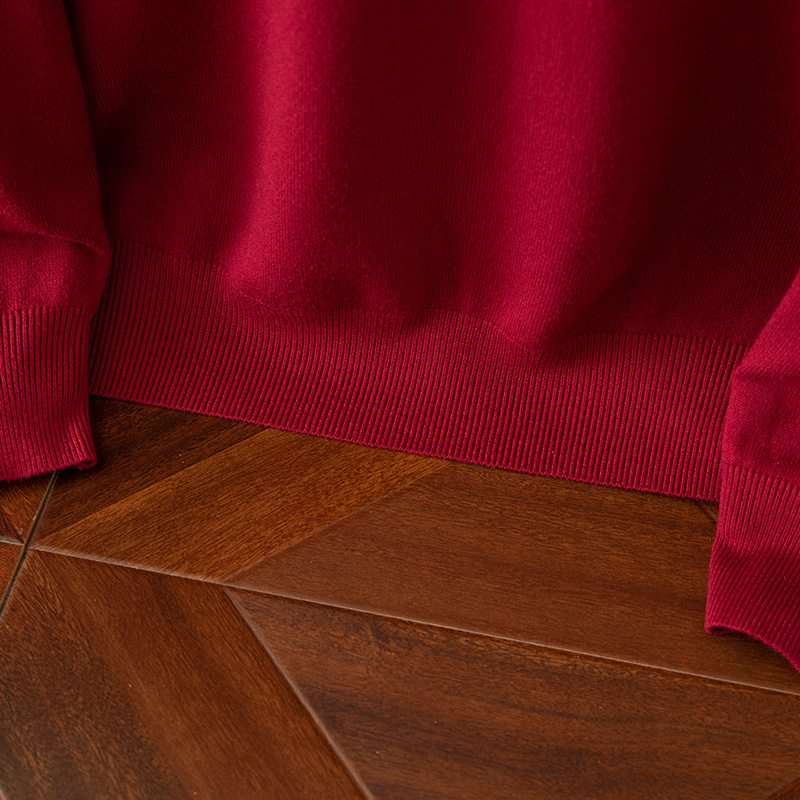 Men's Long Sleeve Cashmere Sweater-Comfort & Reliable