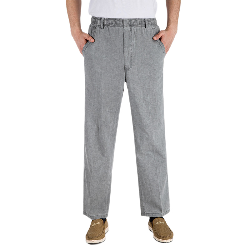 Men's Linen High Waist Slim Fit Pants-Comfort & Reliable