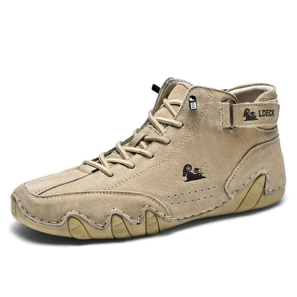 ⏰Promotion - 60% OFF🔥Barefoot Shoes Italian - Suede Velcro High Boots-Comfort & Reliable