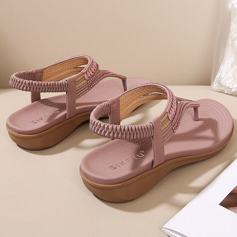Women's Comfy Arch Support Flat Sandals - SIKETU-Comfort & Reliable