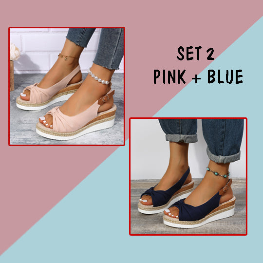 ONLY TODAY 50% OFF 🔥 Paris Casual Flatform Daily Comfy Memory Sandals-Comfort & Reliable