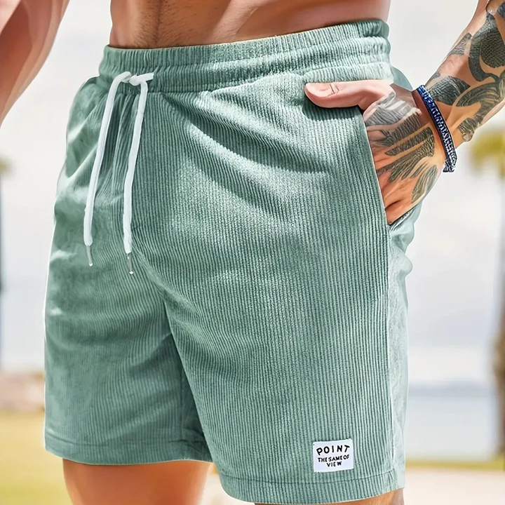Men's corduroy shorts-Comfort & Reliable