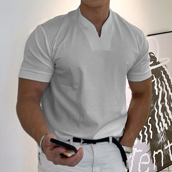 Gentlemans business Short Sleeve Fitness T-shirt-Comfort & Reliable