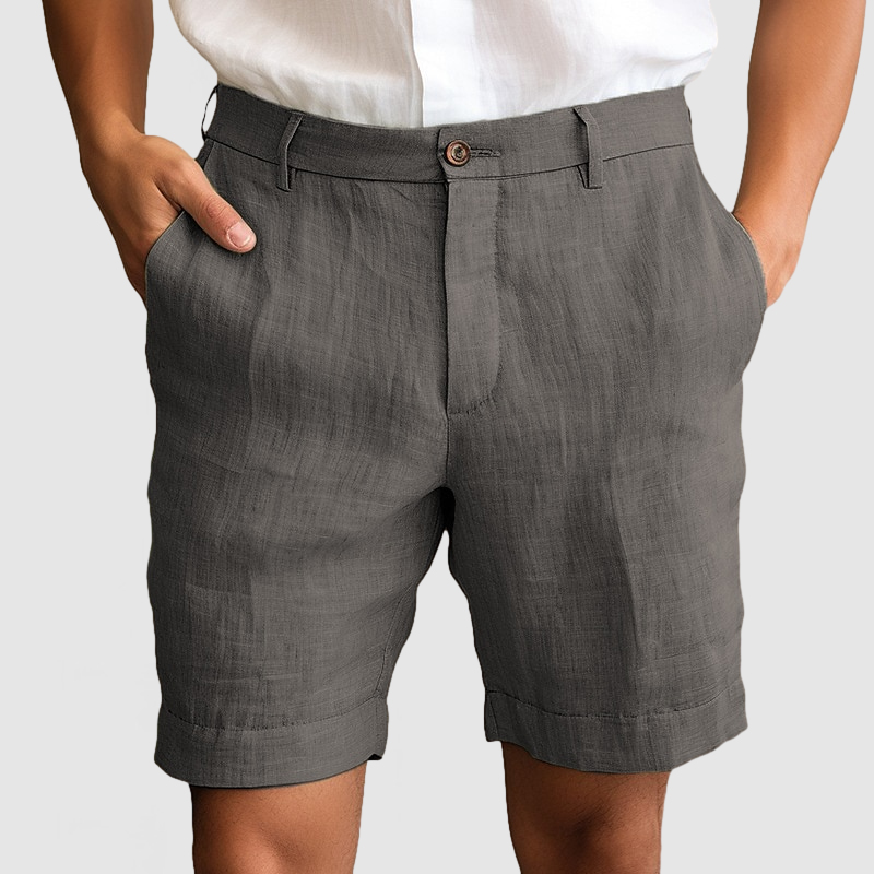 Gentleman's Casual Cotton Linen Shorts-Comfort & Reliable