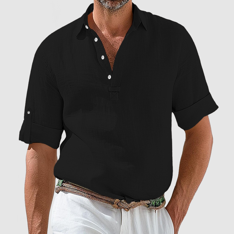 Men's Premium Everyday Cotton Linen Shirt-Comfort & Reliable