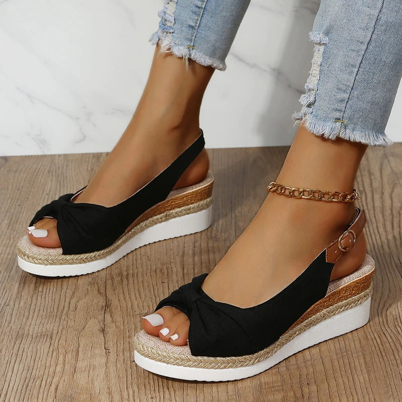 ONLY TODAY 50% OFF 🔥 Paris Casual Flatform Daily Comfy Memory Sandals-Comfort & Reliable