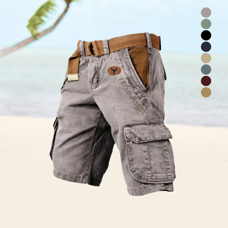 Men's multi-pocket shorts-Comfort & Reliable
