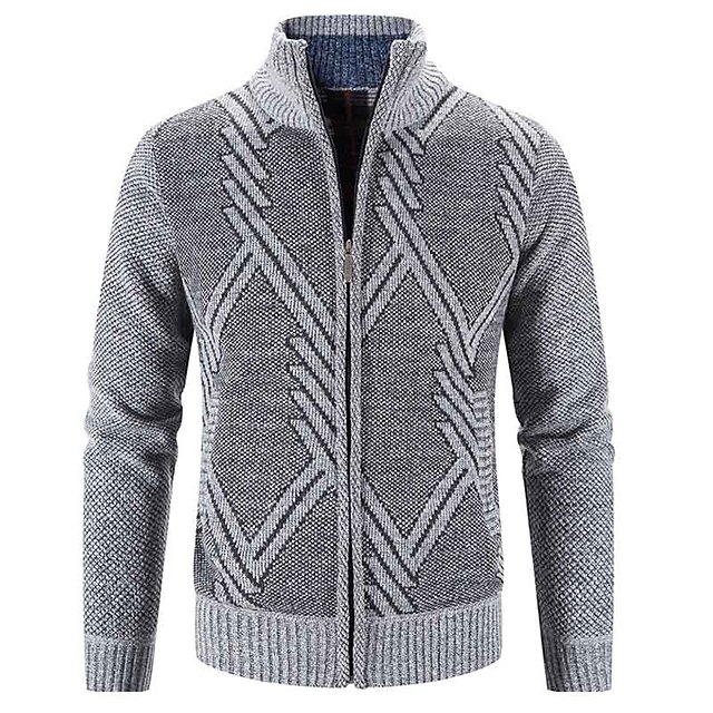 Men's Vintage Stand Collar Cashmere Jacket-Comfort & Reliable