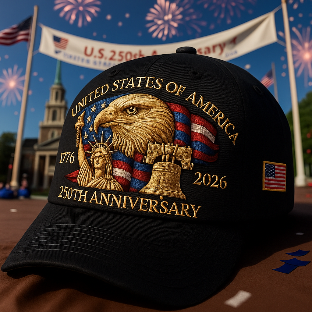 Eagle & Liberty – United States 250th Anniversary Hat-Comfort & Reliable