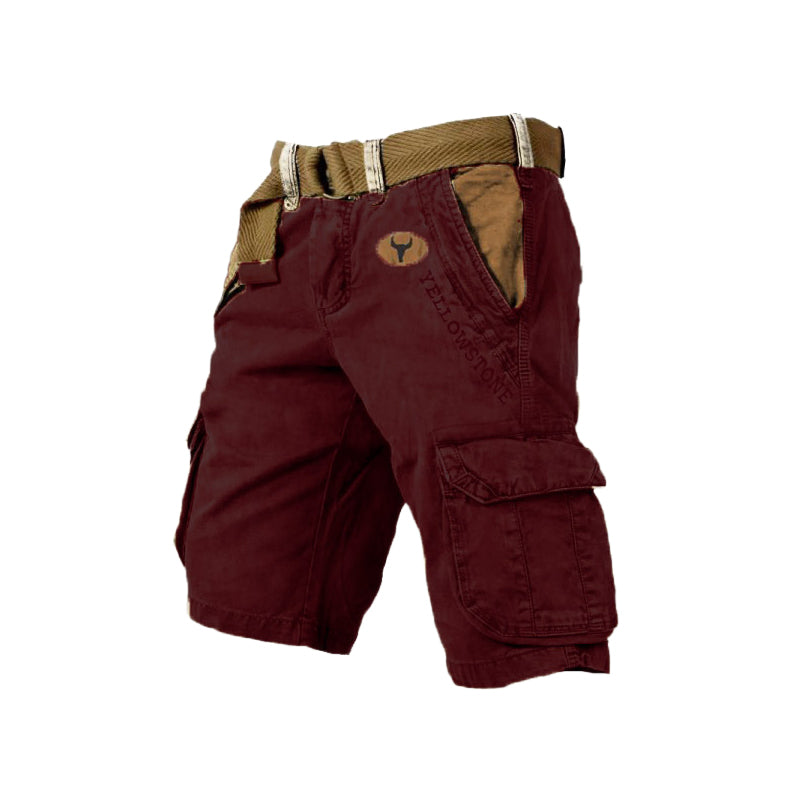 Men's multi-pocket shorts-Comfort & Reliable