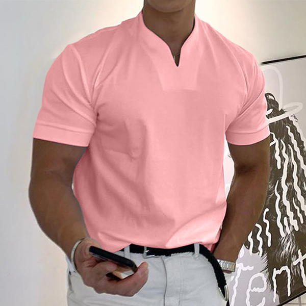 Gentlemans business Short Sleeve Fitness T-shirt-Comfort & Reliable