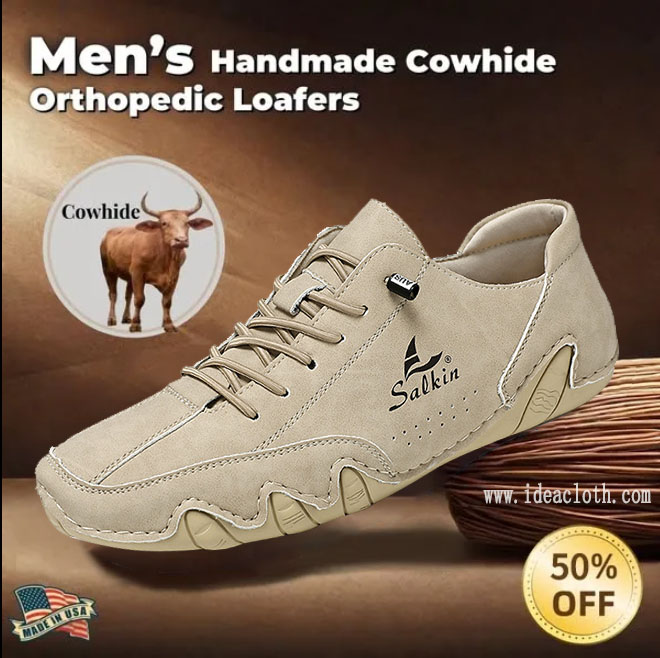 Last day 70% off 🔥Men's genuine slip-on loafers-Comfort & Reliable