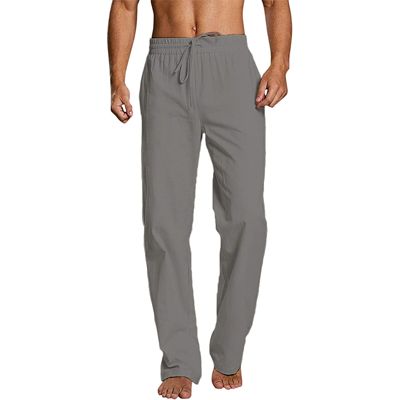 Summer Breathable Cotton Linen Hemp Loose Relaxed Sports Pants-Comfort & Reliable