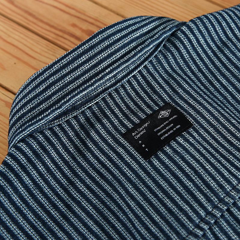Men's striped casual shirt-Comfort & Reliable