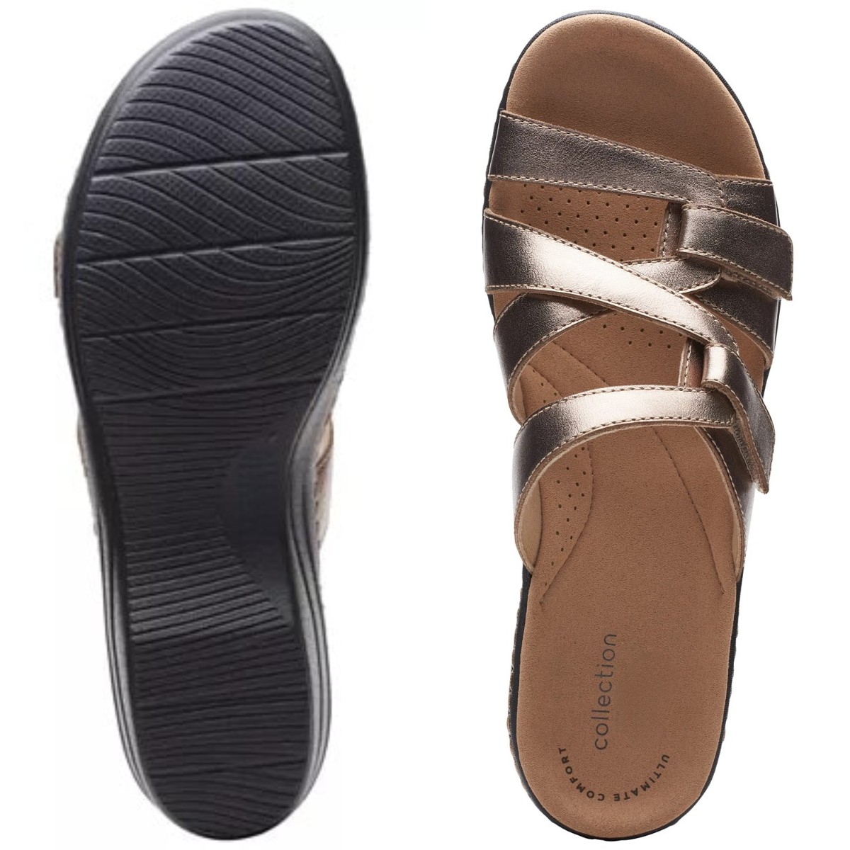 2025 Soft Bottom Massage Orthopedic Wedge Slide Sandals-Comfort & Reliable