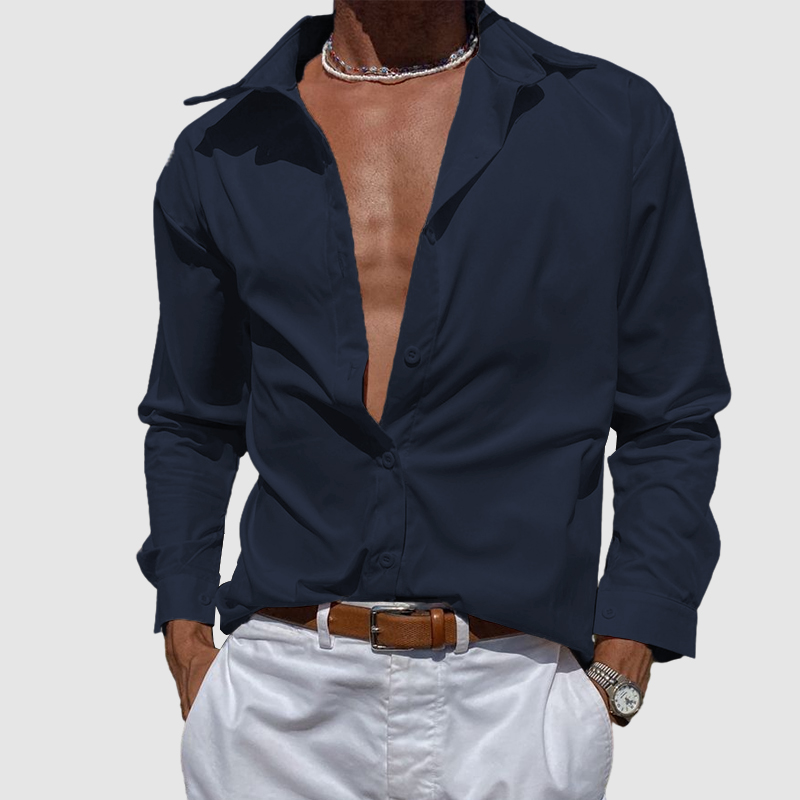 Men's exquisite long -sleeved shirt-Comfort & Reliable