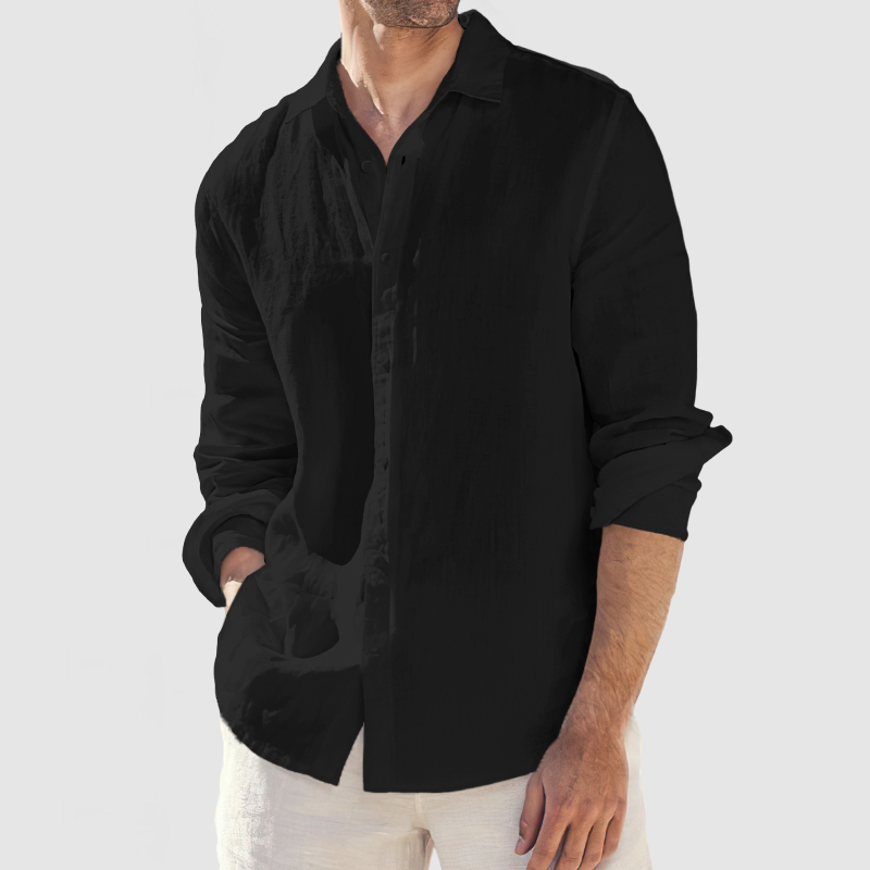 Men's Beach Casual Cotton Shirt-Comfort & Reliable