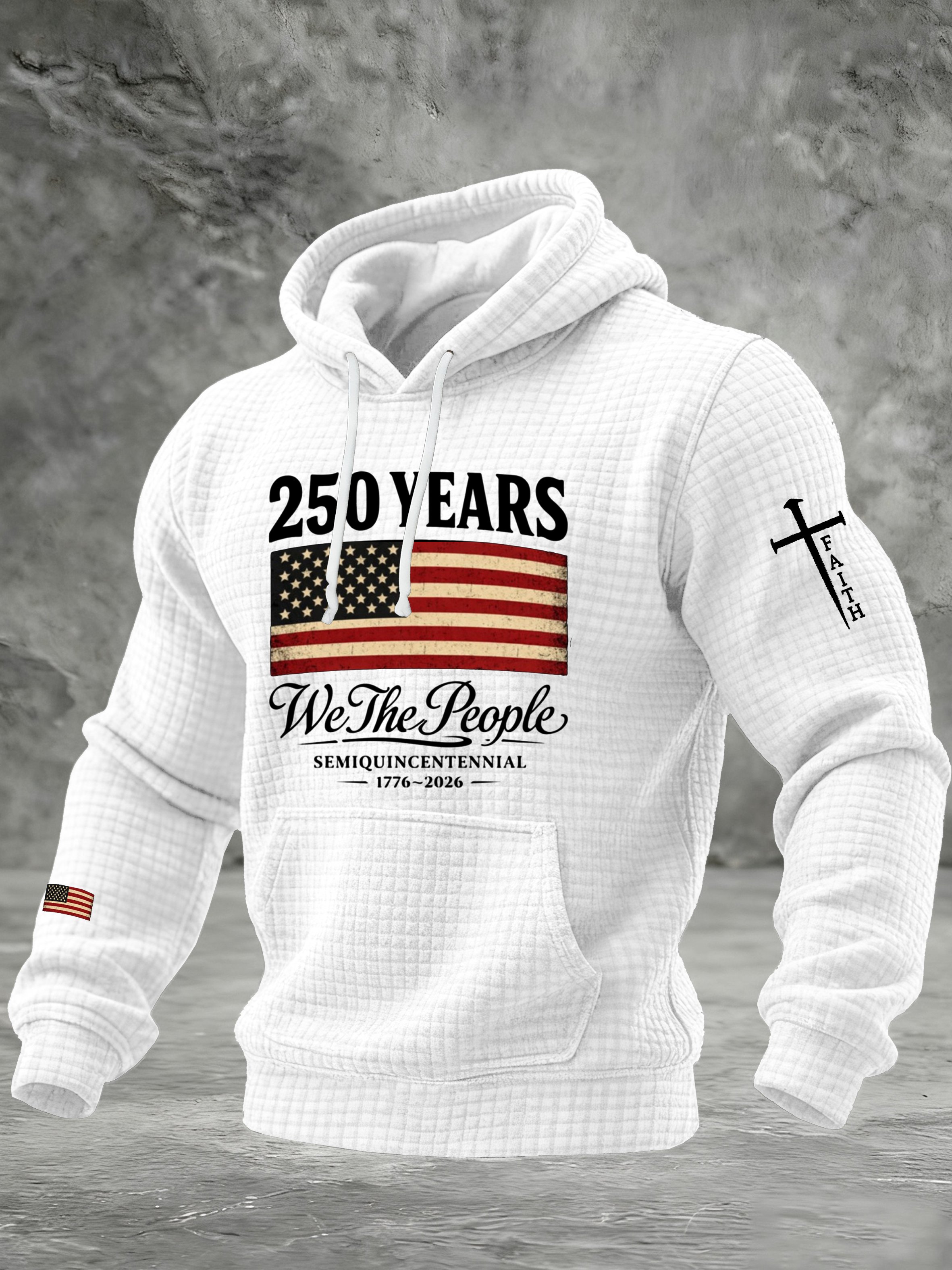 🎖️Men's Casual Printed Hooded Sweatshirt-Comfort & Reliable