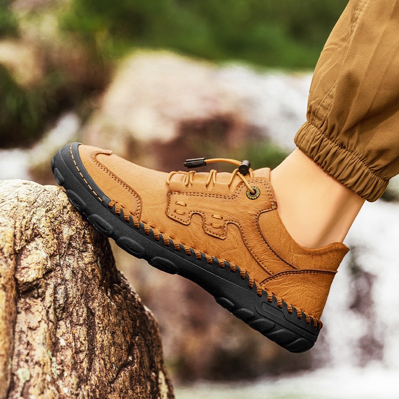 🔥LAST DAY 70% OFF🔥Men's - Genuine Leather Outdoor Loafers-Comfort & Reliable