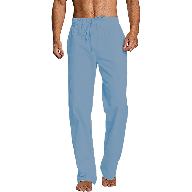 Summer Breathable Cotton Linen Hemp Loose Relaxed Sports Pants-Comfort & Reliable
