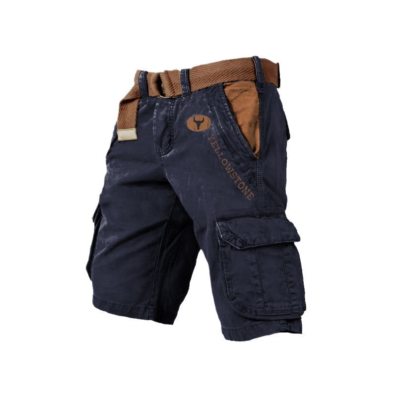 Men's multi-pocket shorts-Comfort & Reliable