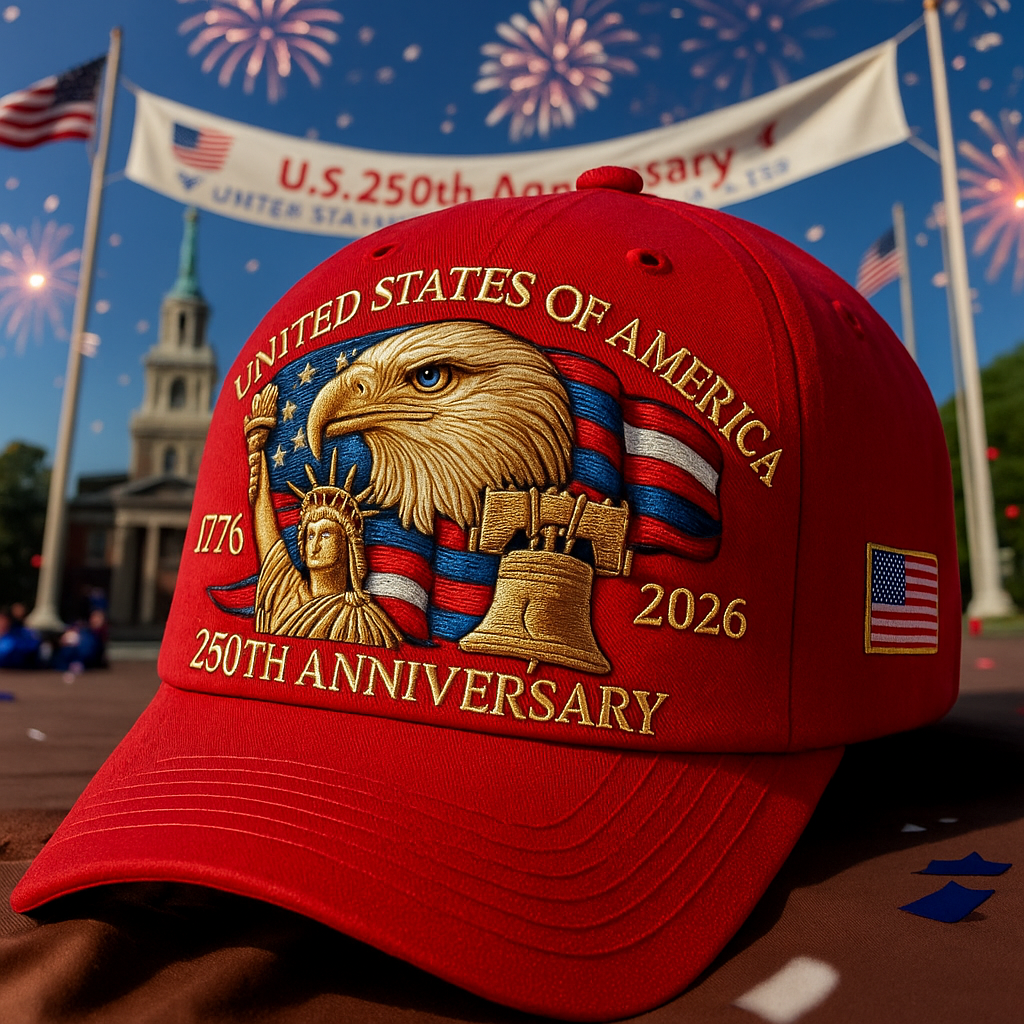 Eagle & Liberty – United States 250th Anniversary Hat-Comfort & Reliable